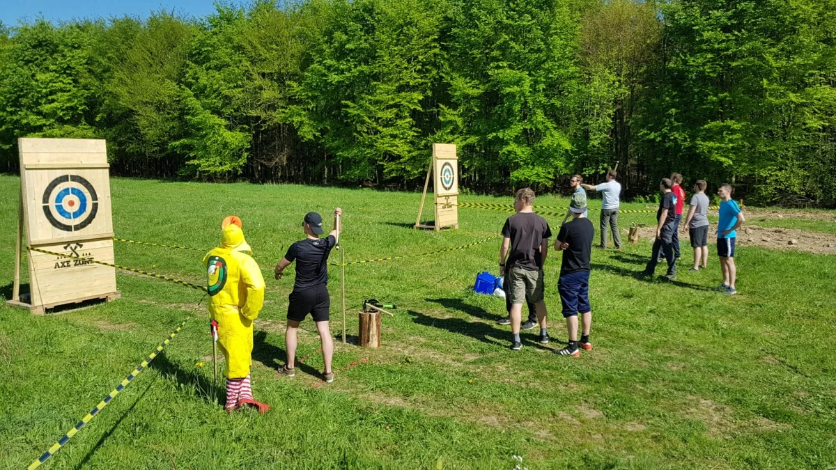 lancer de hache à domicile