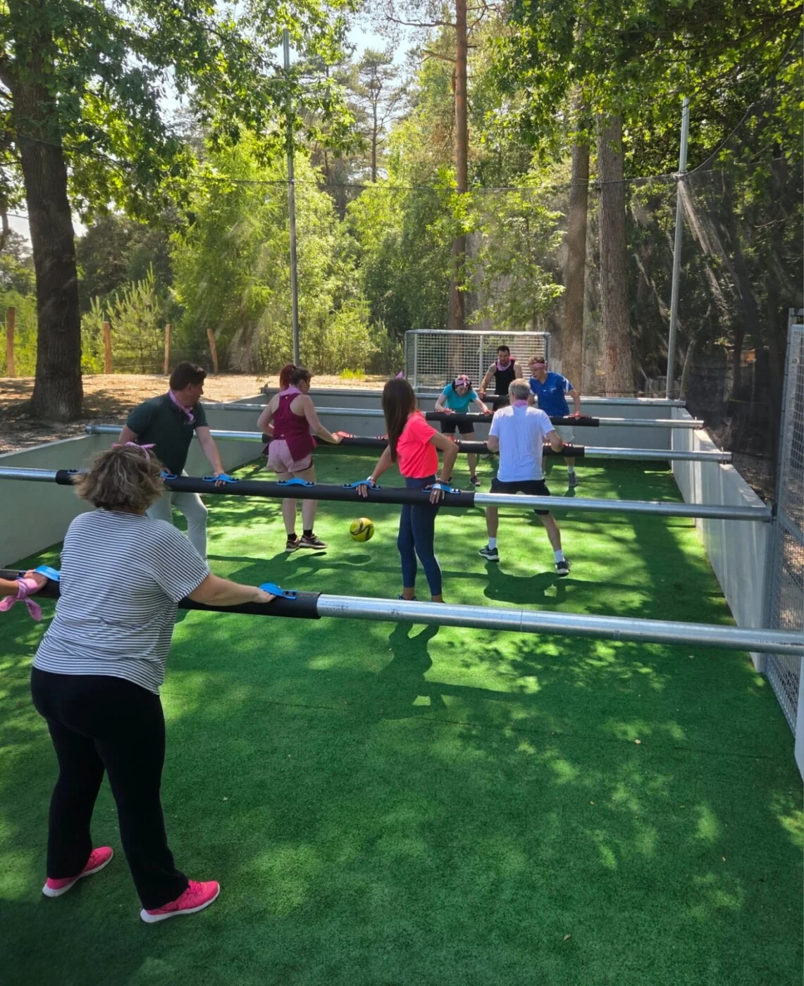 joueurs de kicker géant